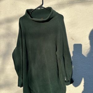 Free People Forest Green Ottoman Sweater